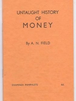 Untaught History of Money orange book cover