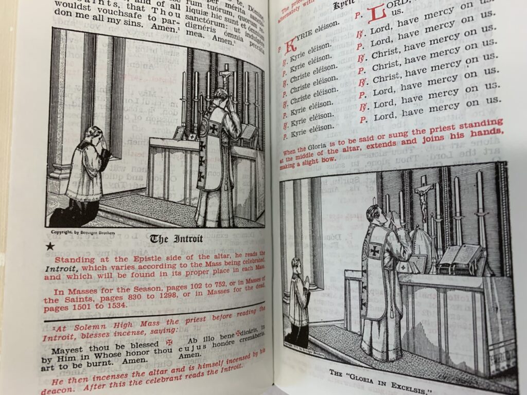 THE NEW ROMAN MISSAL (English/Latin, 1945) Aka The Fr. Lasance Missal ...