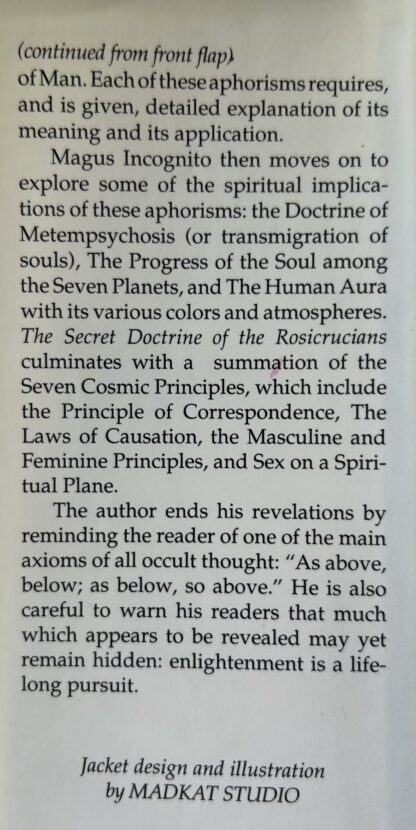 THE SECRET DOCTRINE OF THE ROSICRUCIANS - Image 3