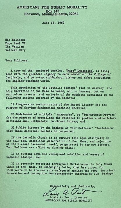 "MASS" DECEPTION The Catholic Bishop's Plot to Destroy The Mass - Image 2