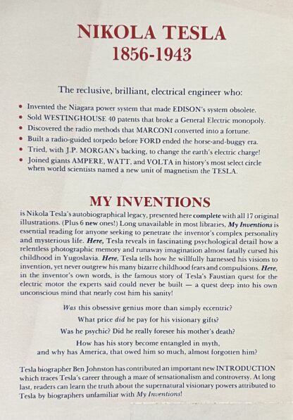 MY INVENTIONS: The Autobiography of Nikola Tesla - Image 2