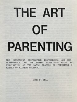 THE ART OF PARENTING