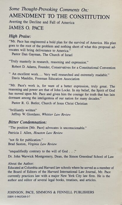 AMENDMENT TO THE CONSTITUTION Averting the Decline and Fall of America - Image 2