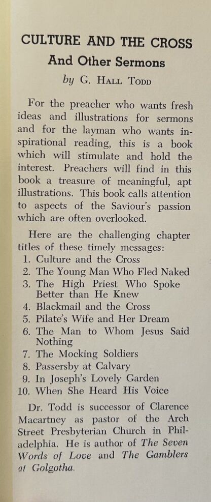 CULTURE AND THE CROSS and Other Sermons - Image 3