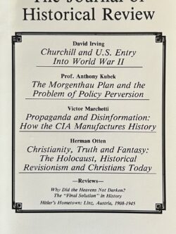THE JOURNAL OF HISTORICAL REVIEW, Vol 9, #3, Fall 1989