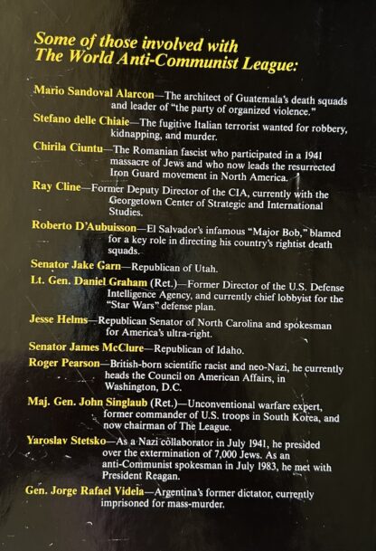 INSIDE THE LEAGUE - Infiltration of the World Anti-Communist League - Image 2